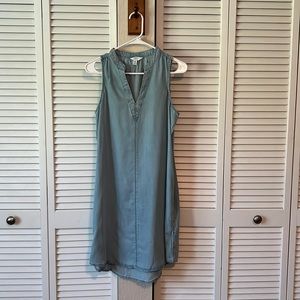 Time and Tru Sleeveless Light Denim Dress